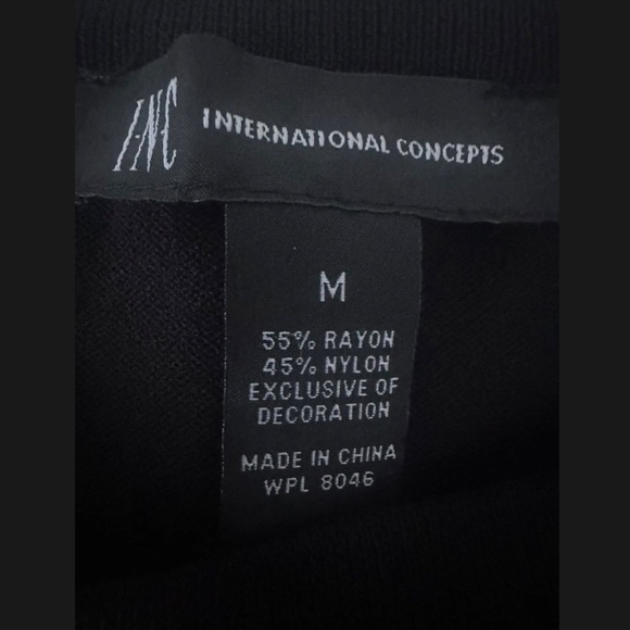 INTERNATIONAL CONCEPTS Rayon Blend Knit 3/4 Wide Sleeve Scoop Neck Sweater Sz XL - Picture 6 of 12